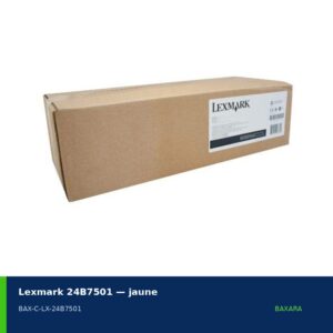Toner Lexmark 24B7501 jaune — visuel produit BAXARA.