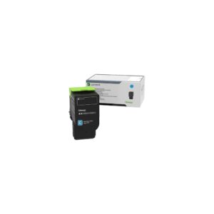 Toner cyan haute capacité Lexmark 78C0U20 pour CS521dn — visuel produit BAXARA.