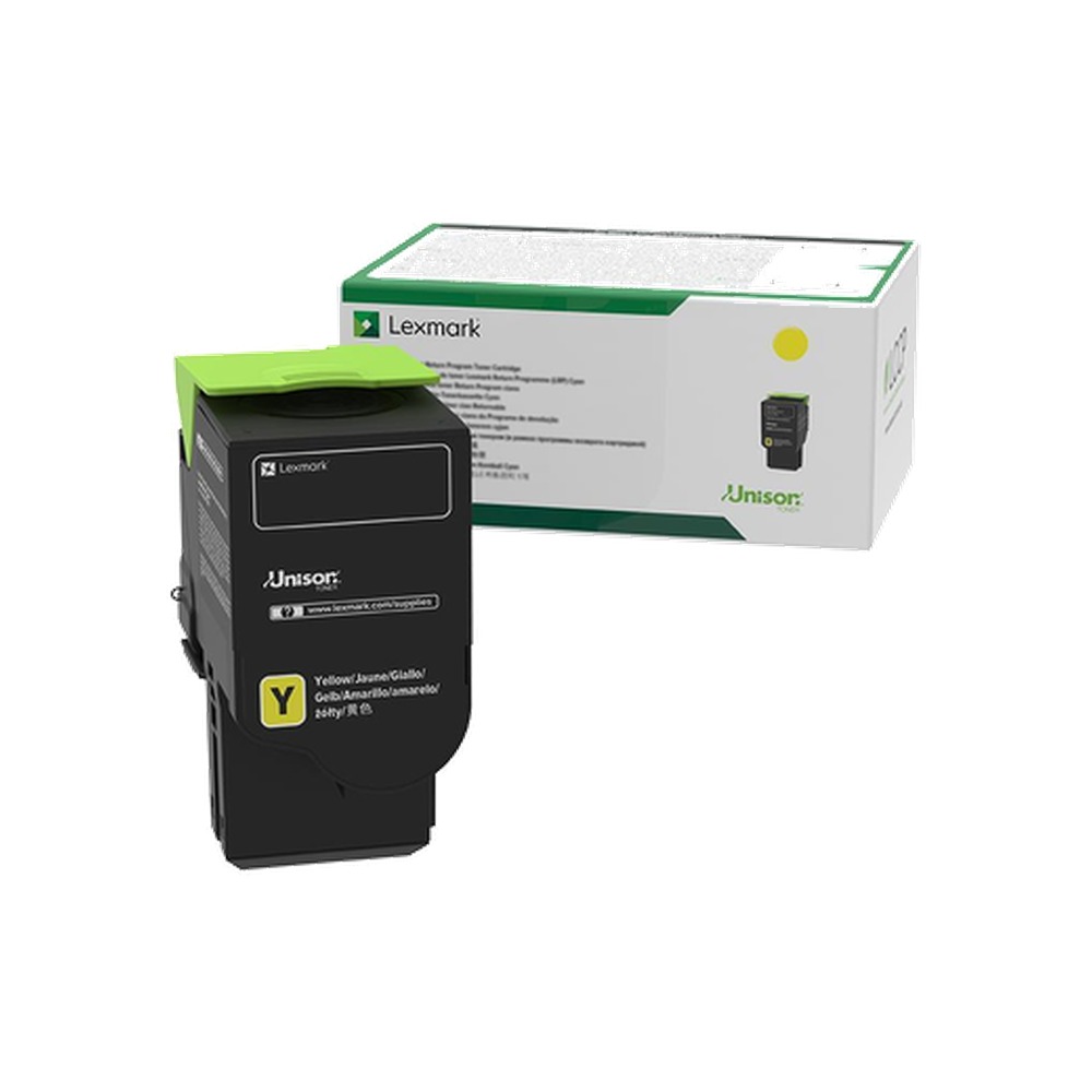 Toner jaune Return Program Lexmark 78C10Y0 pour CS521dn — visuel produit BAXARA.