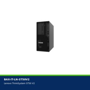 Lenovo ThinkSystem ST50 V2 – Xeon E-2324G — visuel produit BAXARA.