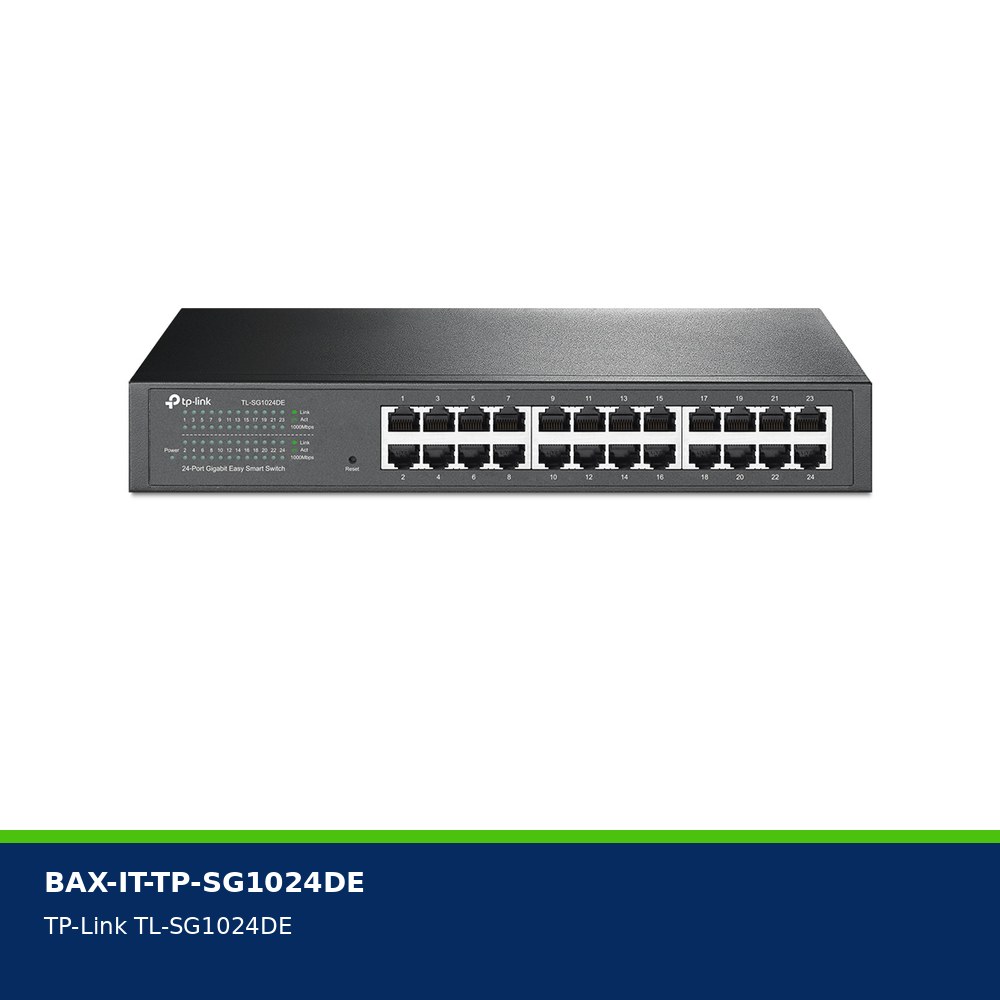 TP-Link TL-SG1024DE – switch Easy Smart 24 ports — visuel produit BAXARA.