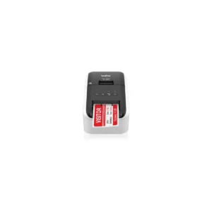 Imprimante d’étiquettes professionnelle Brother QL-800 sur fond blanc.