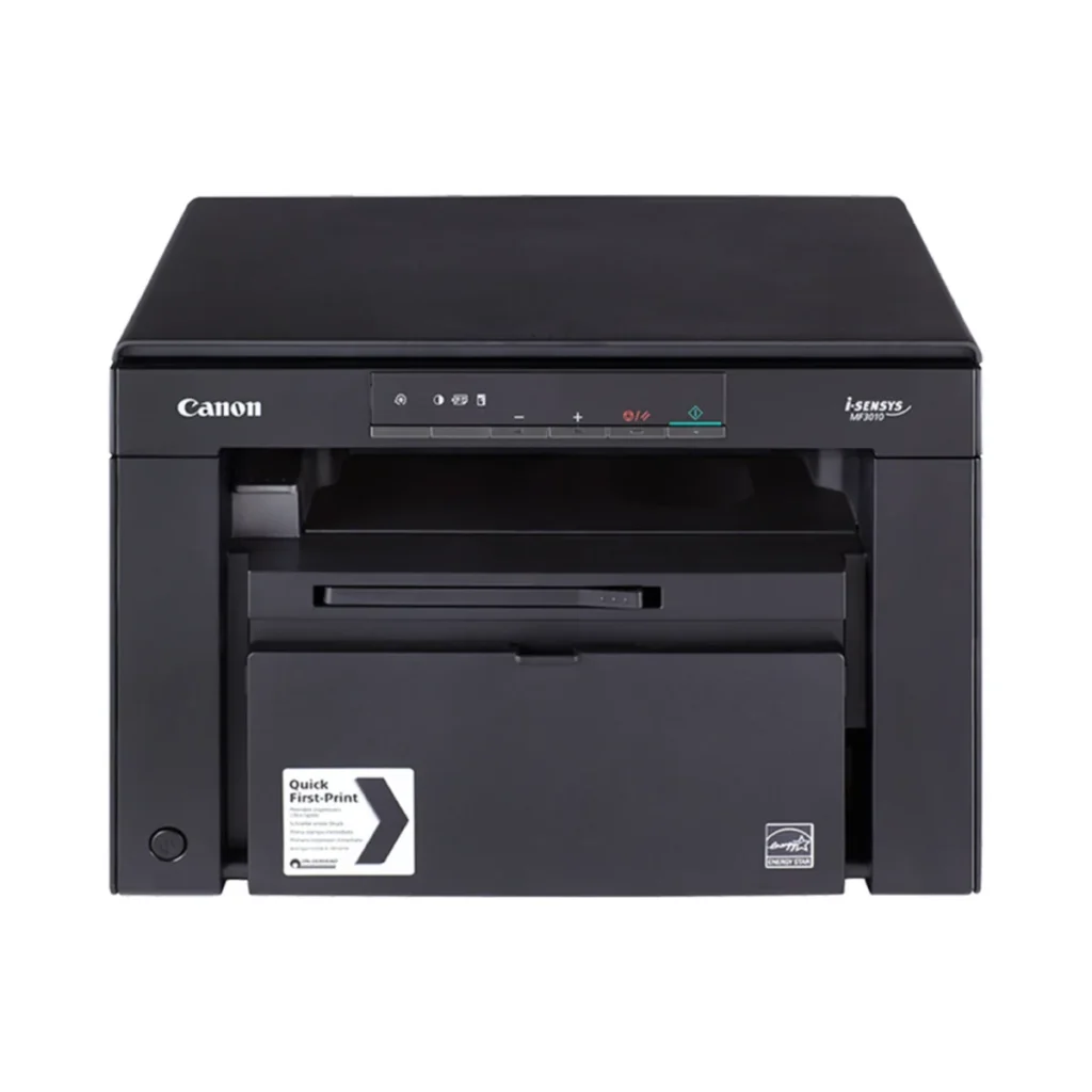 Canon i-SENSYS MF3010 – multifonction laser monochrome — visuel produit BAXARA.