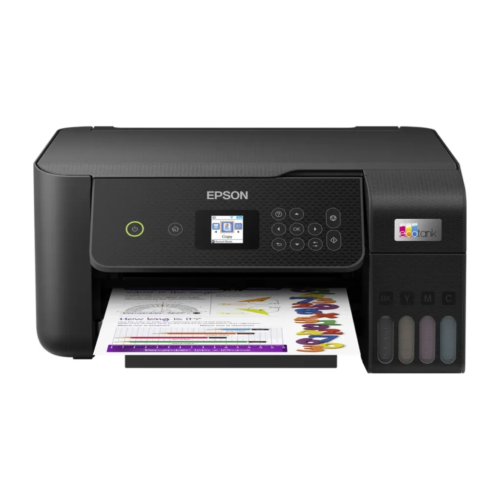 Imprimante multifonction à réservoirs Epson EcoTank L3260 sur fond blanc.